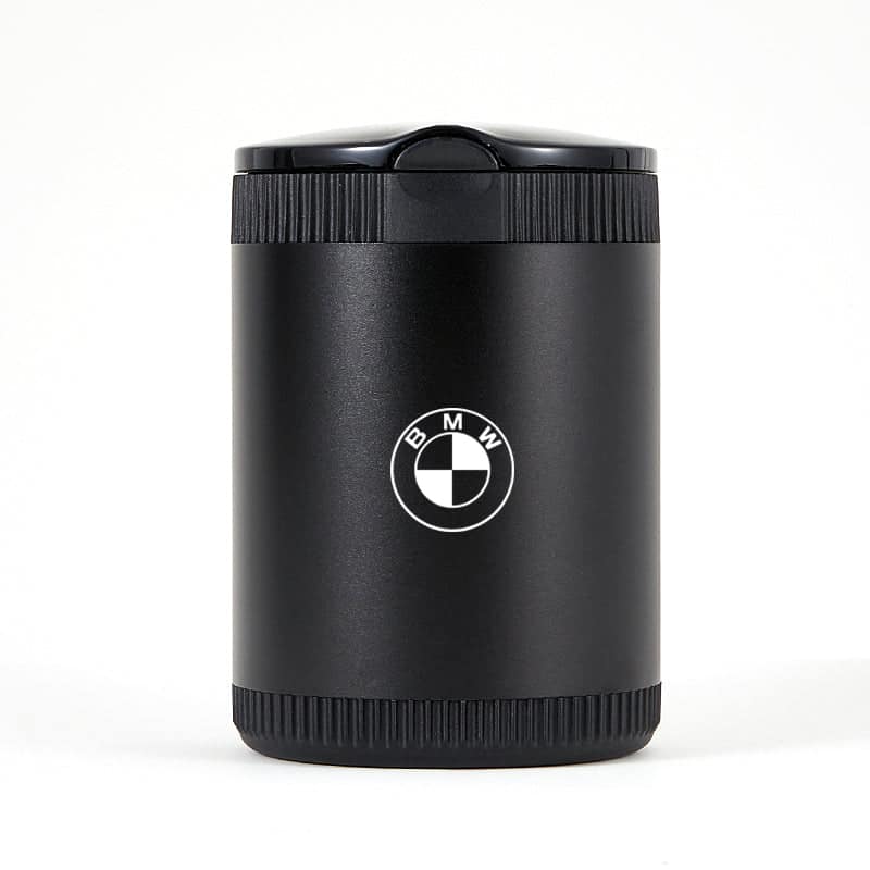 BMW Black Laser Engraved Portable Led Ashtray ( Large )