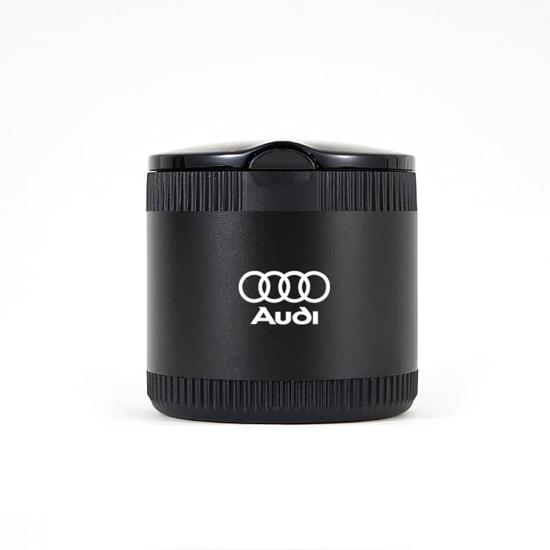 Audi Black Laser Engraved Portable Led Ashtray ( Small )