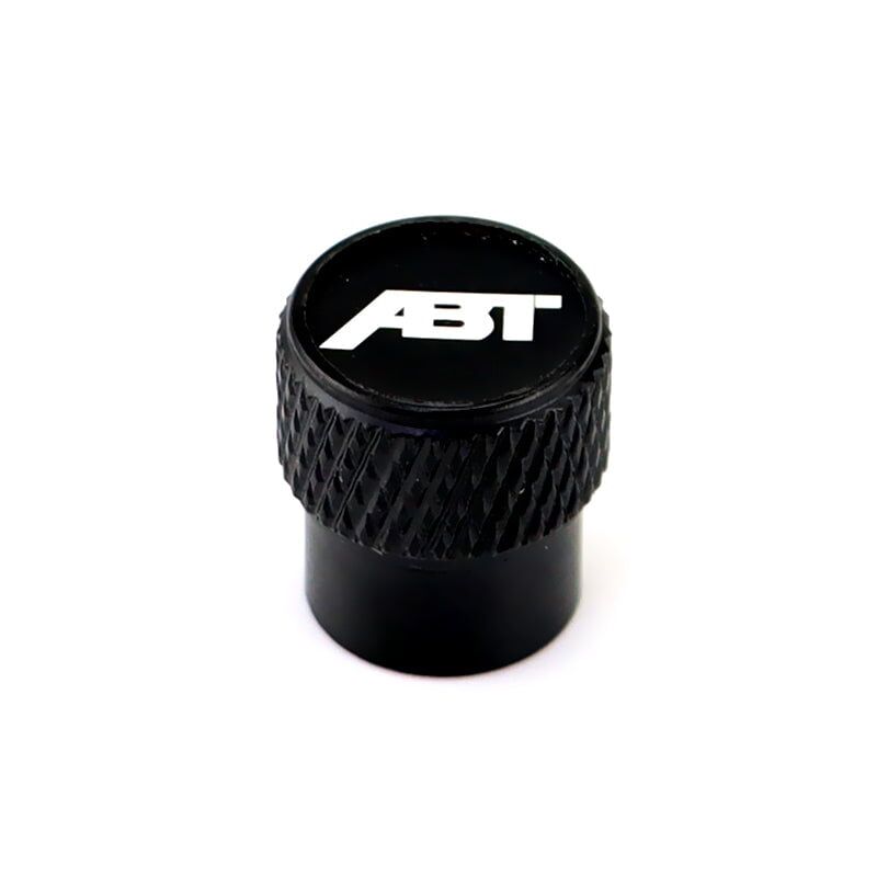 ABT Logo Laser Engraved on Black Tire Valve Caps